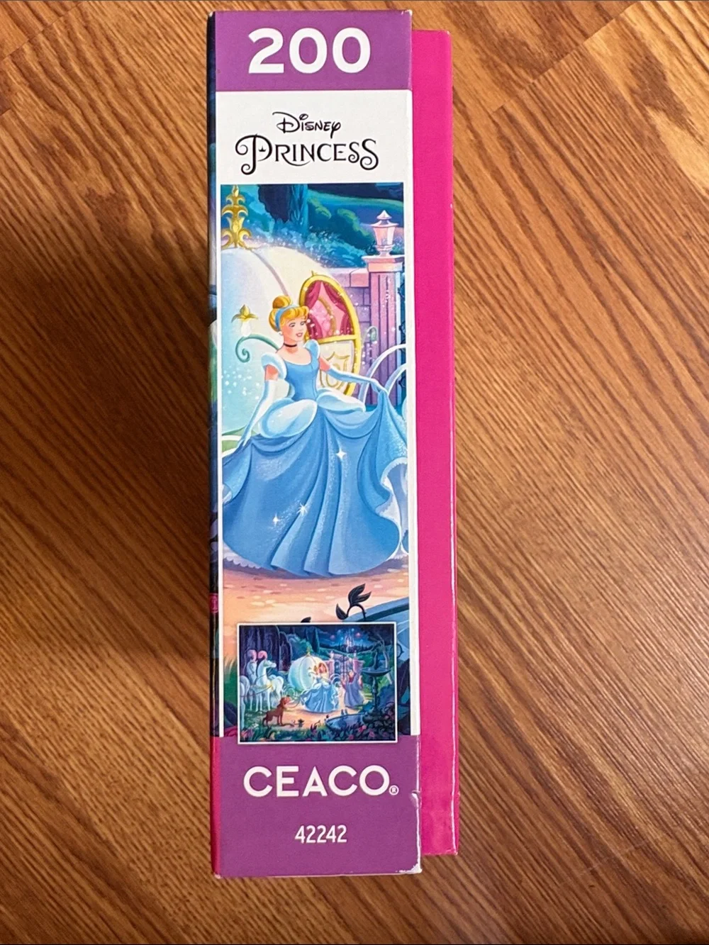 Disney Princess Cinderella 200-Piece Puzzle — Blue & Pink Artwork